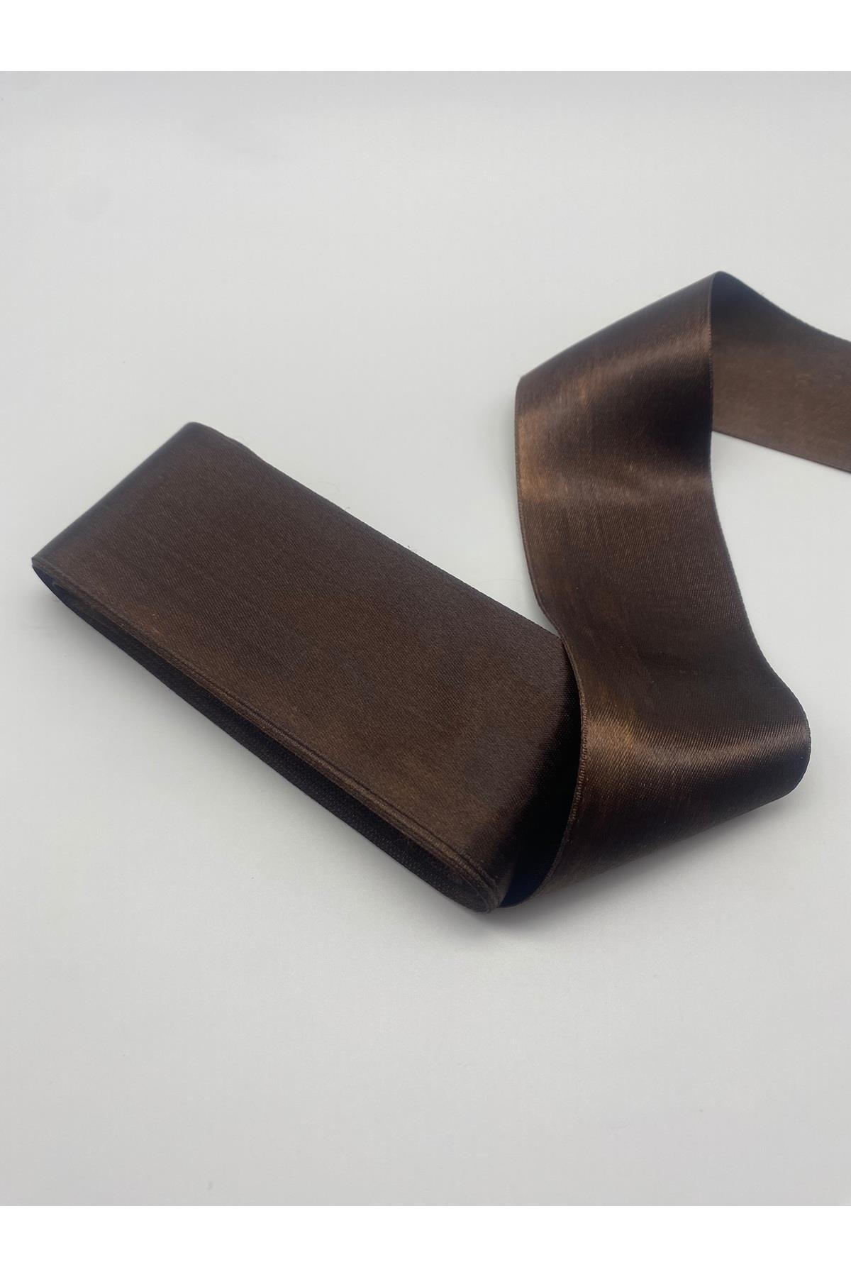 Zümrüt-Koyu Yeşil Saten Kurdele 6 cm 10 Metre Geniş Saten, Bohça-Yılbaşı Süsleme-Dekor Kurdela No:30