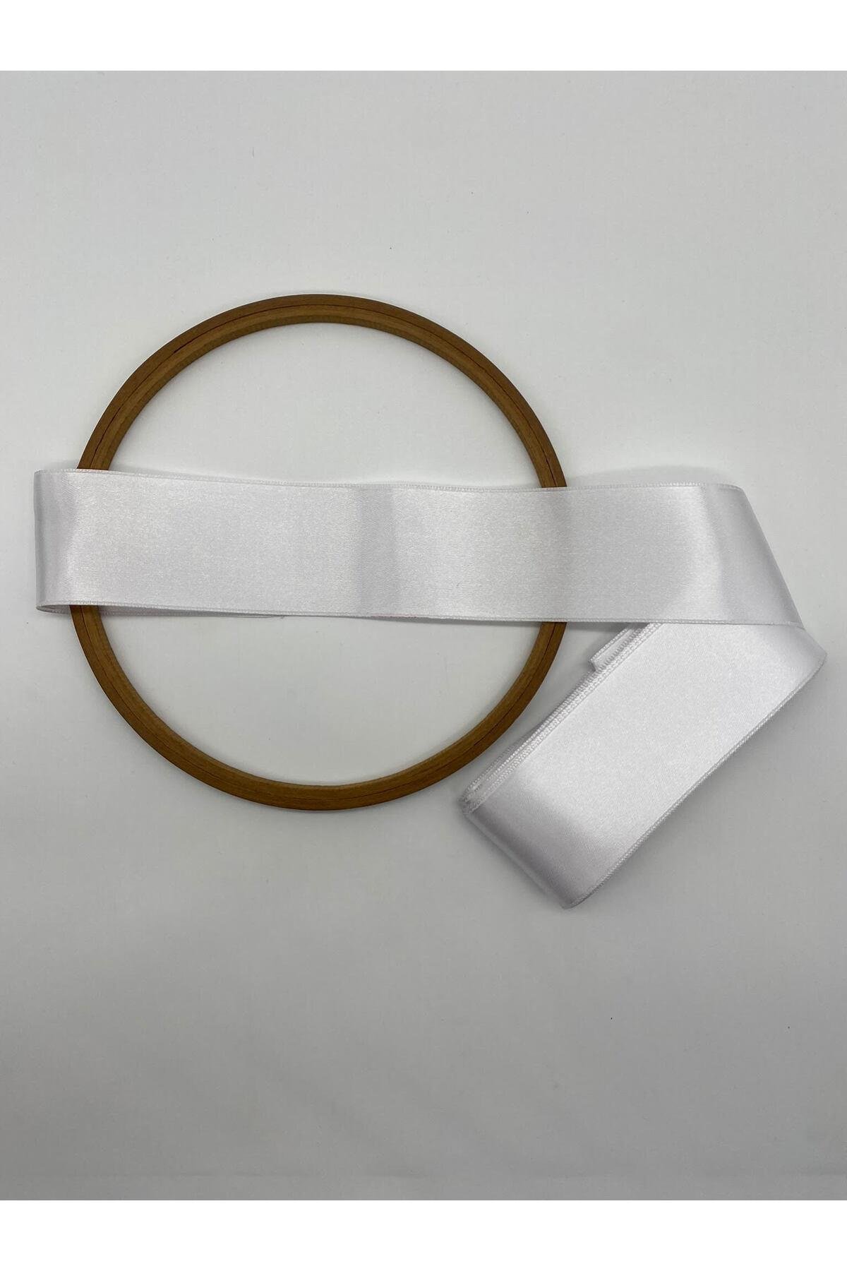Zümrüt-Koyu Yeşil Saten Kurdele 6 cm 10 Metre Geniş Saten, Bohça-Yılbaşı Süsleme-Dekor Kurdela No:30