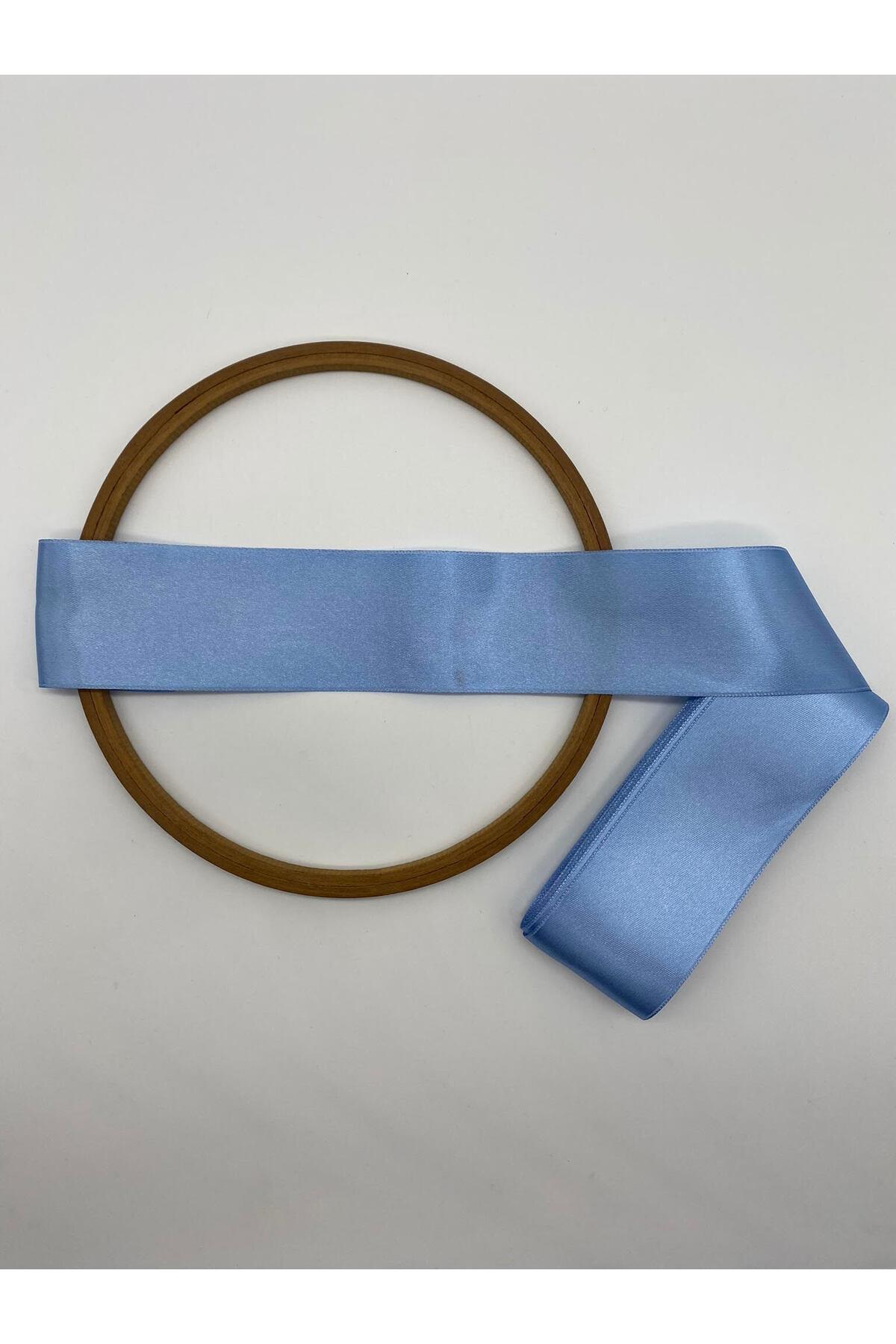 Zümrüt-Koyu Yeşil Saten Kurdele 6 cm 10 Metre Geniş Saten, Bohça-Yılbaşı Süsleme-Dekor Kurdela No:30