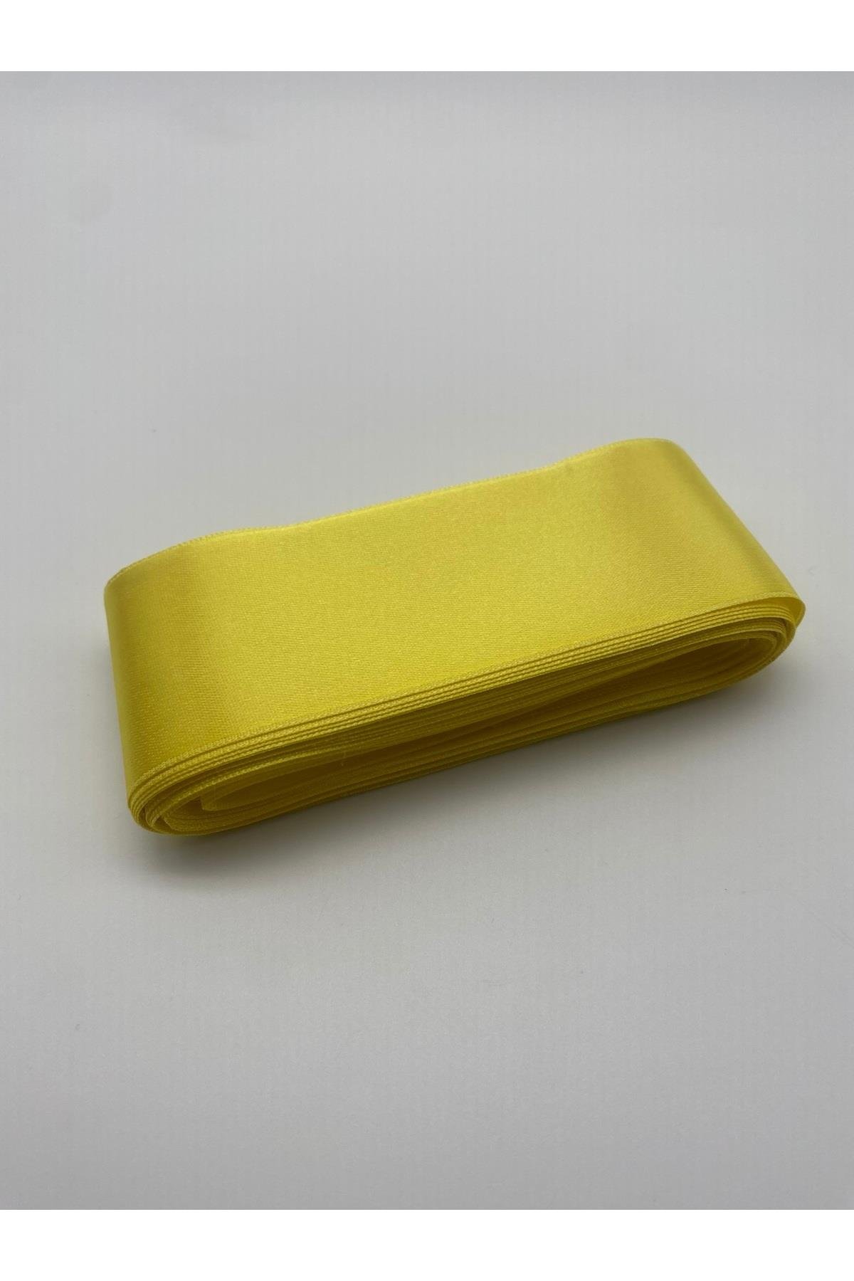 Zümrüt-Koyu Yeşil Saten Kurdele 6 cm 10 Metre Geniş Saten, Bohça-Yılbaşı Süsleme-Dekor Kurdela No:30