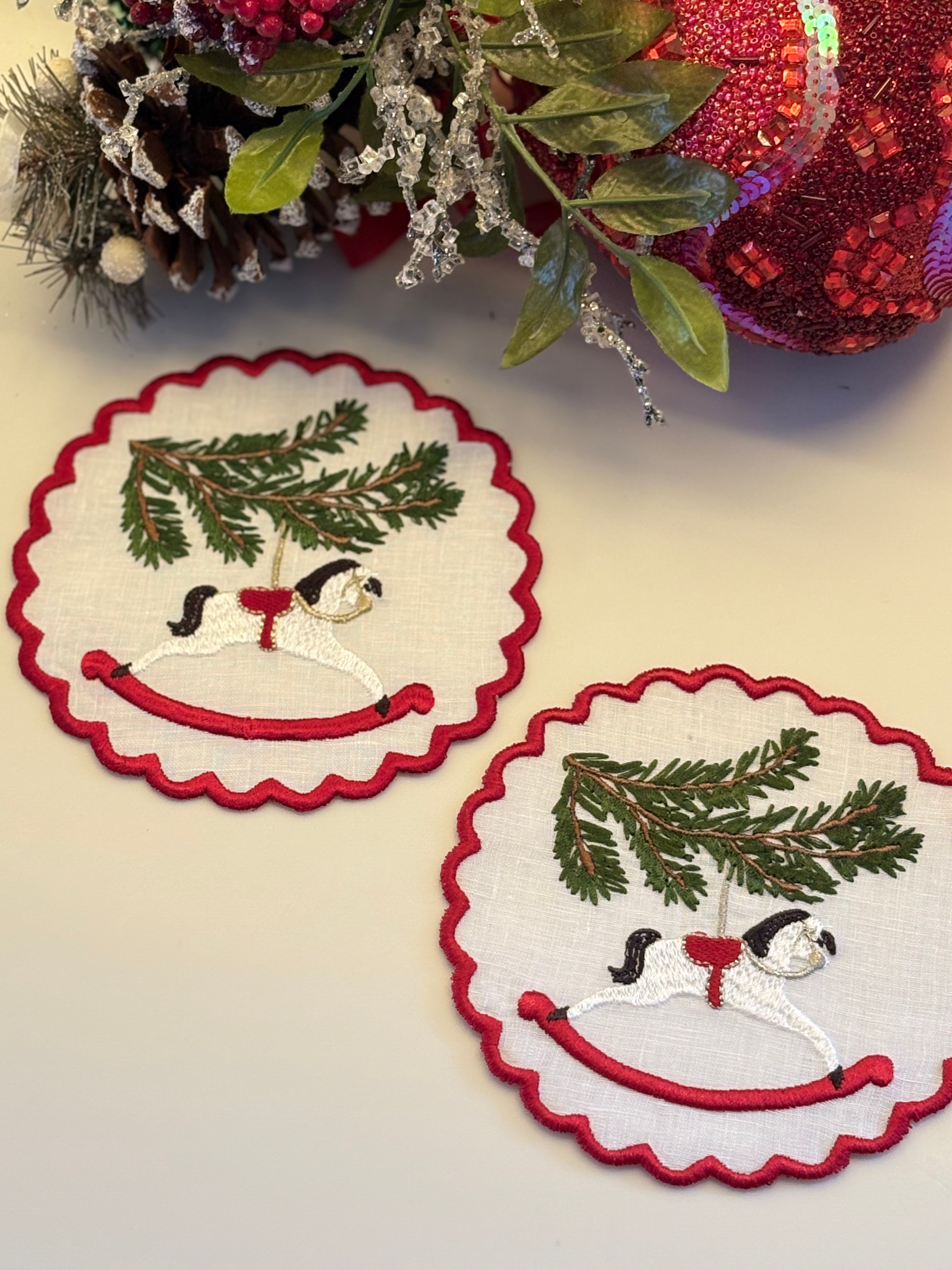 Bardak Altı Peçetesi-Noel Coaster