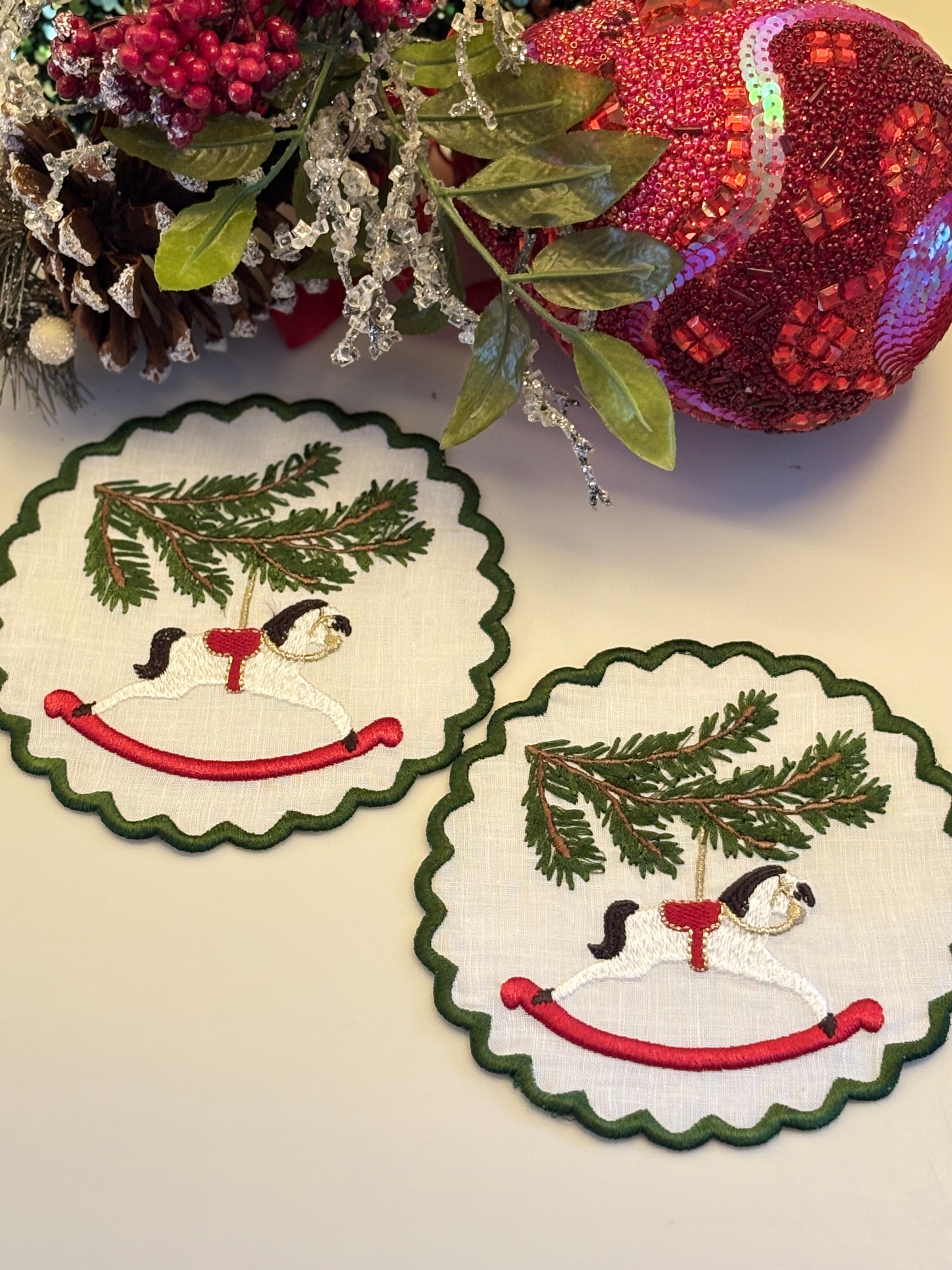 Bardak Altı Peçetesi-Noel Coaster