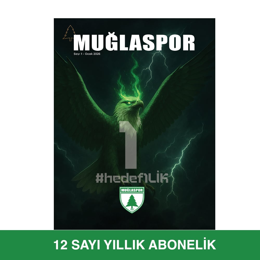 MUĞLASPOR DERGİSİ YILLIK ABONELİK 12 SAYI