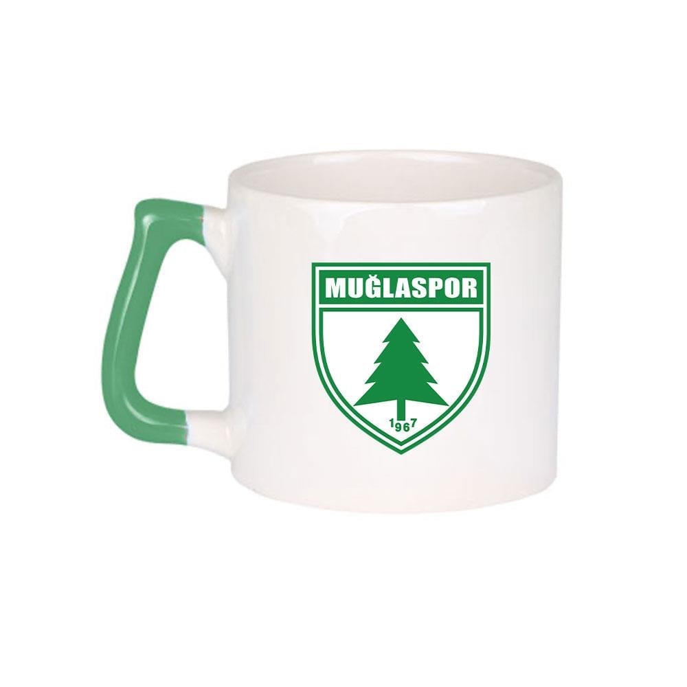 MUĞLASPOR SERAMİK YEŞİL KULPLU KUPA