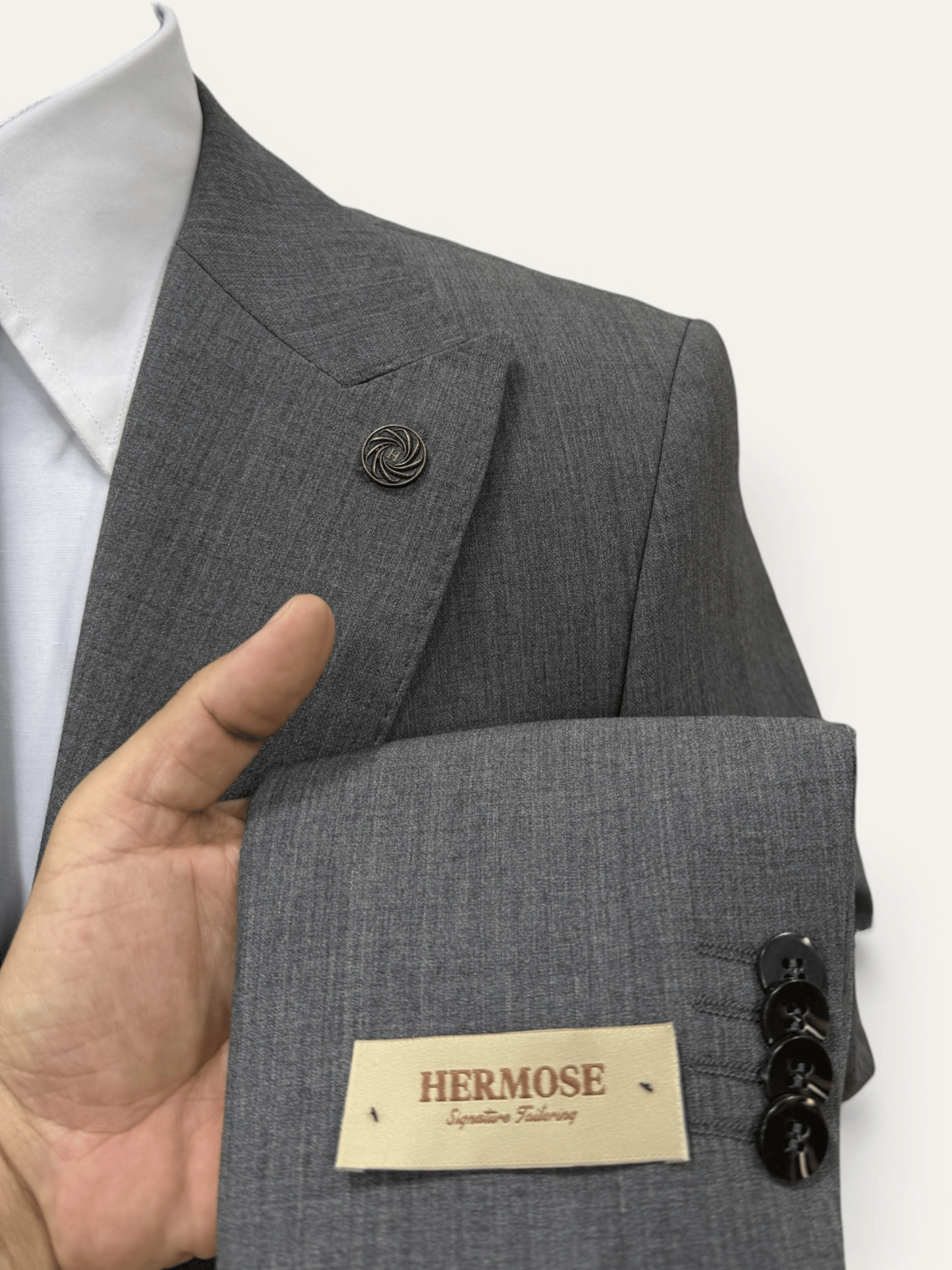 Signature | Brera Gri Torba Cepli Takım Elbise