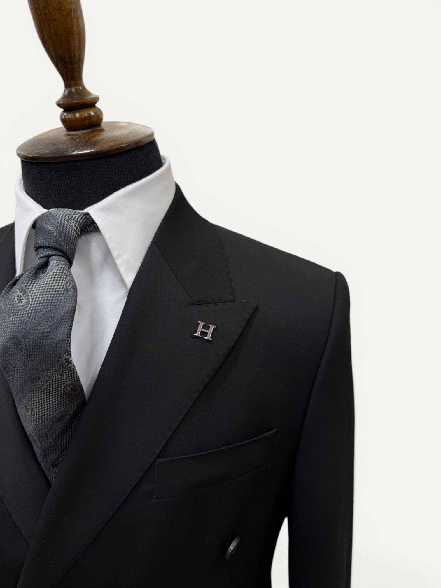 Signature | Onyx Siyah Kruvaze Takım Elbise