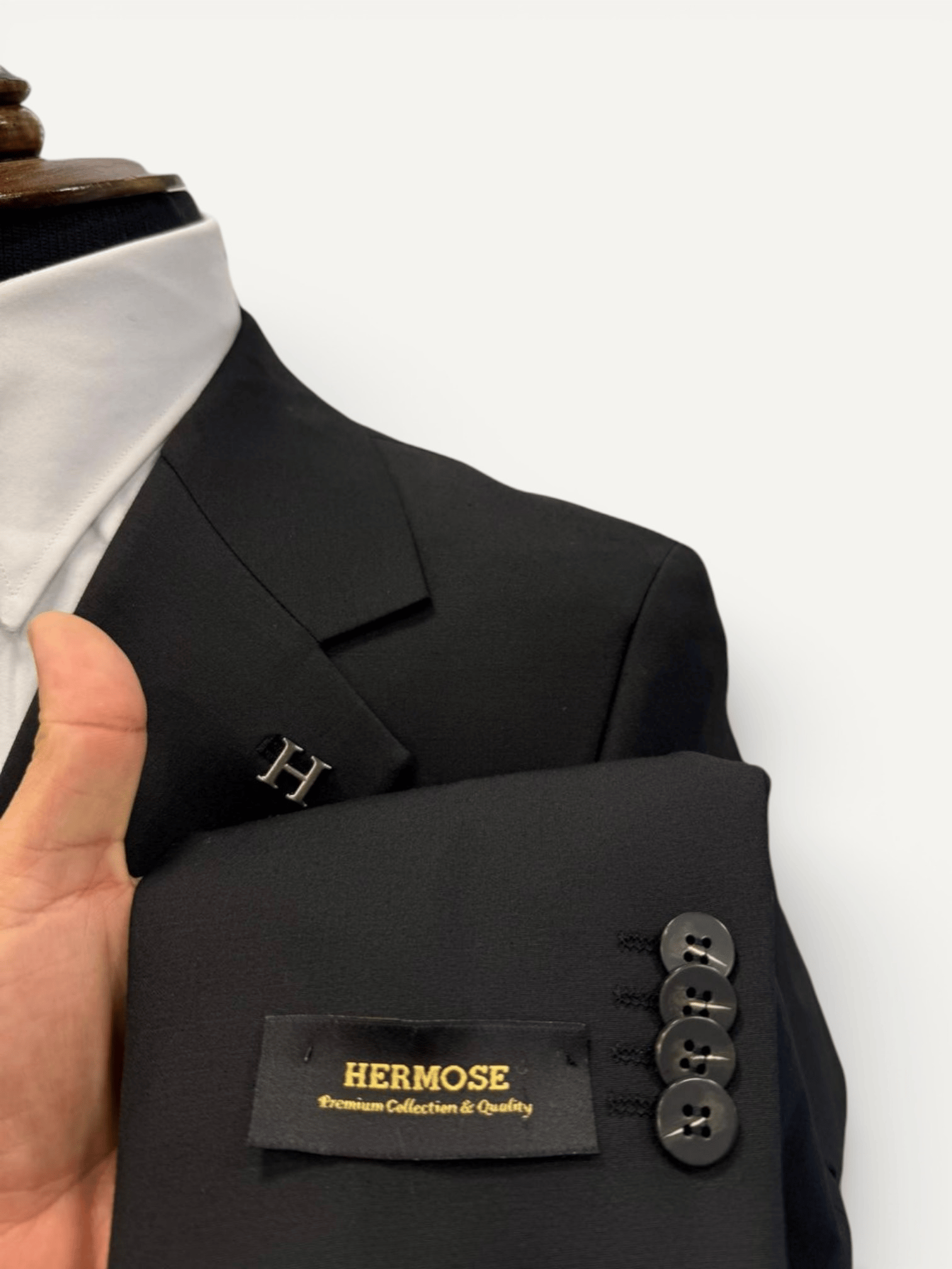 Signature | Onyx Siyah Yelekli Takım Elbise 
