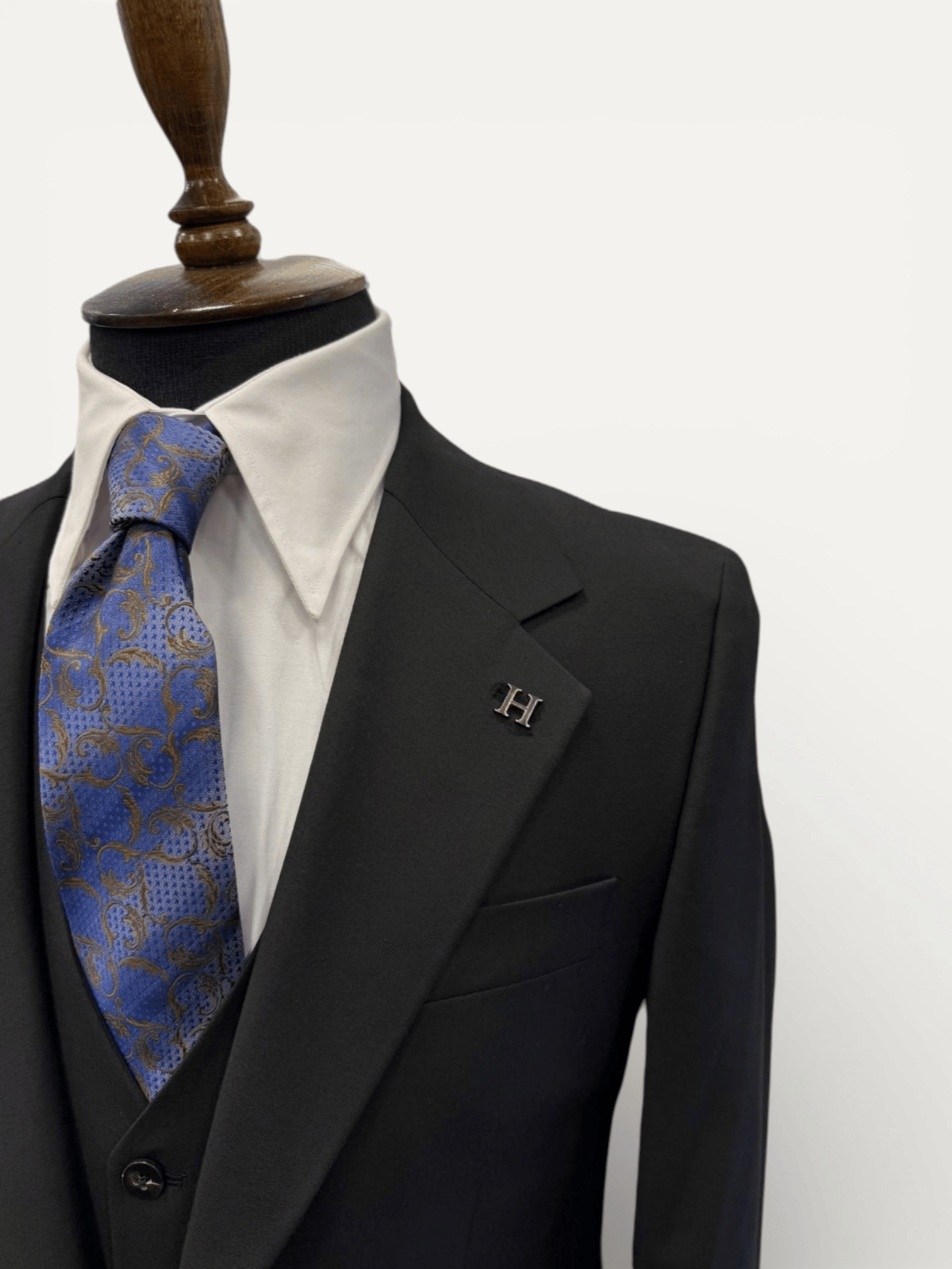 Signature | Onyx Siyah Yelekli Takım Elbise 