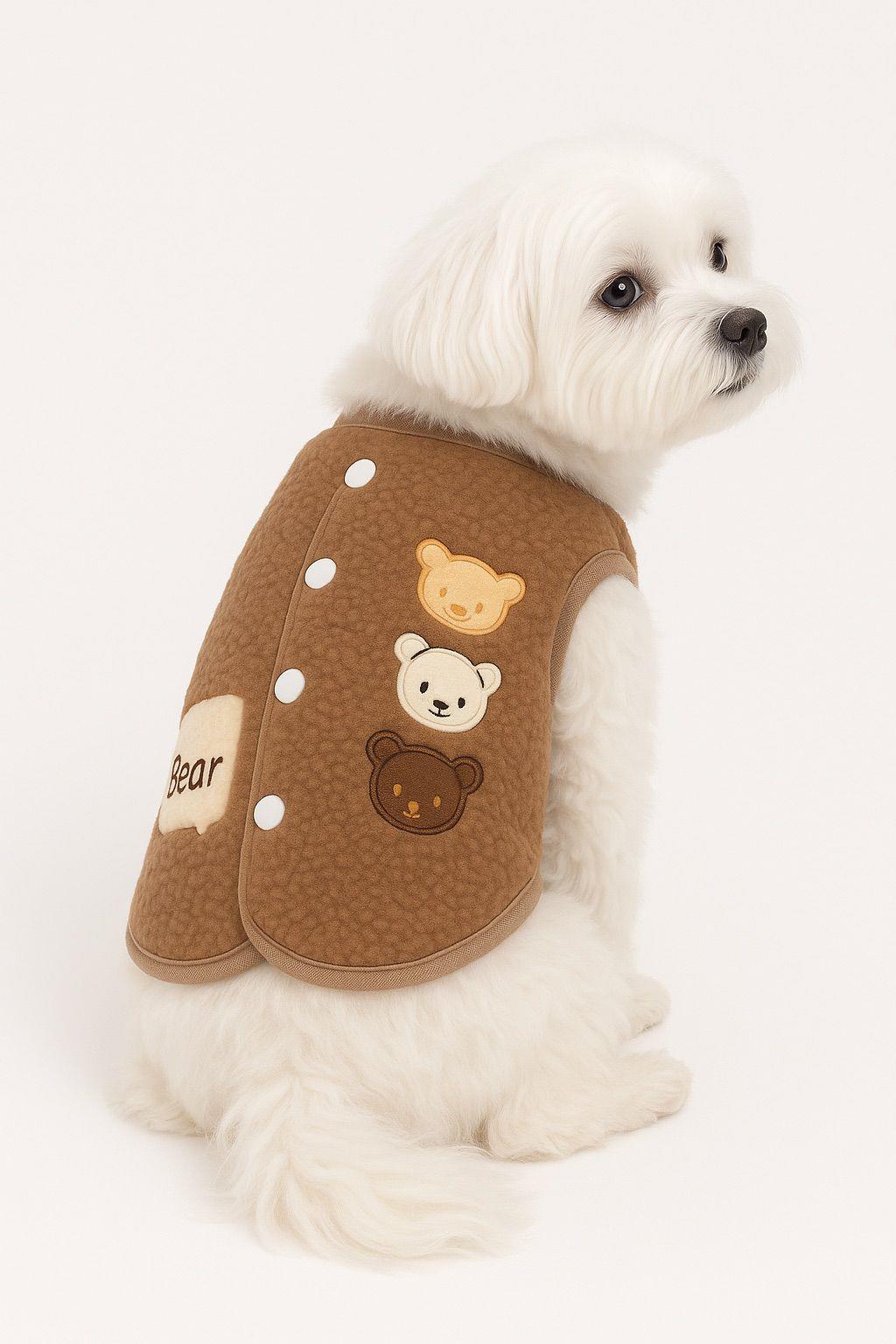 DolcePets Bear Yelek/Kahverengi