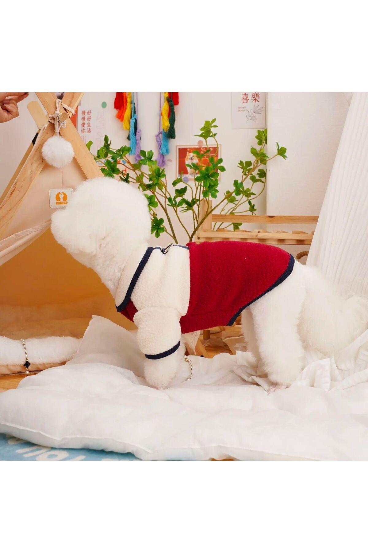 Dolcepets /kedi Köpek Kıyafeti & Elbisesi Polar Ceket/Bordo