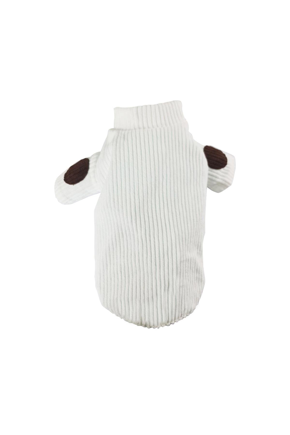 DolcePets Kedi Köpek Kıyafeti / Köpek Kazağı /Beyaz