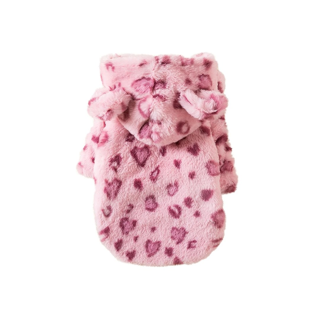DolcePets Leopar Ceket/Pembe