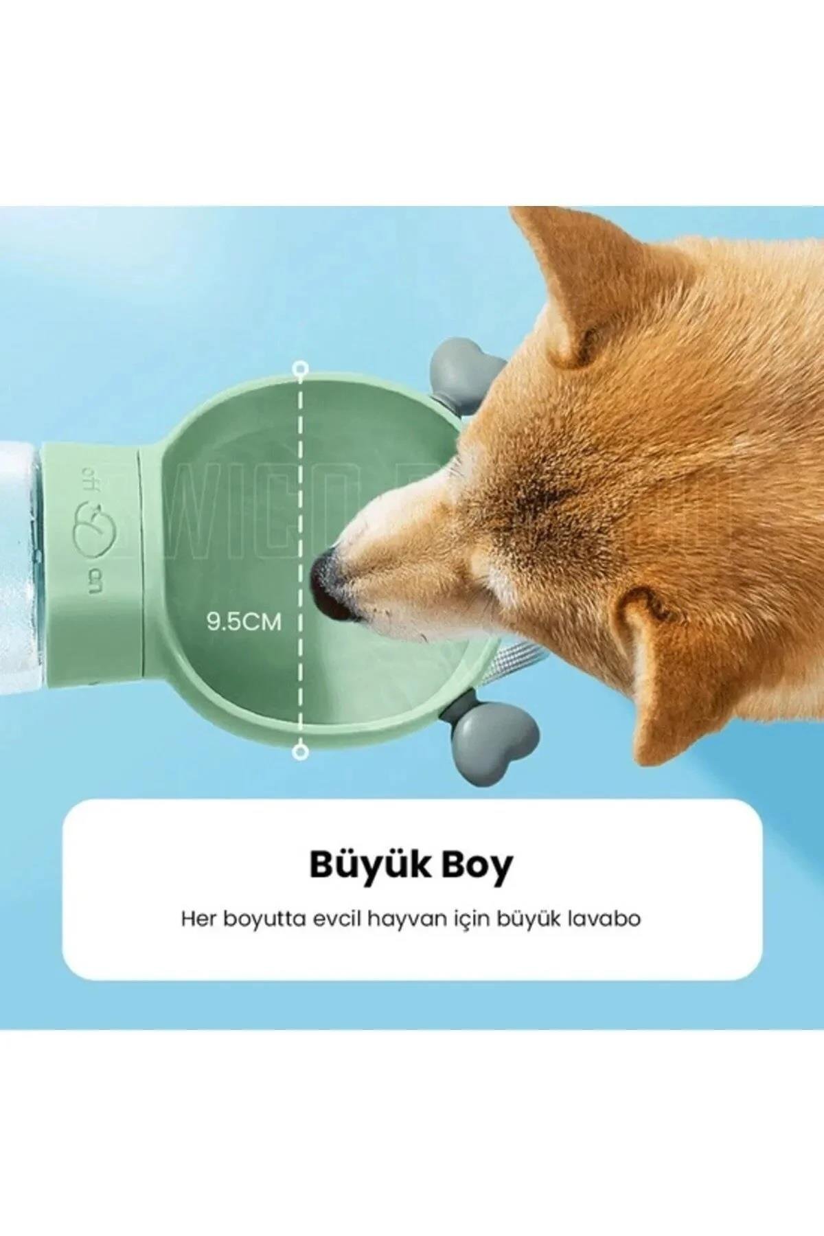 DolcePets Mama Kabı Ve Taşınabilir Suluk/Yeşil