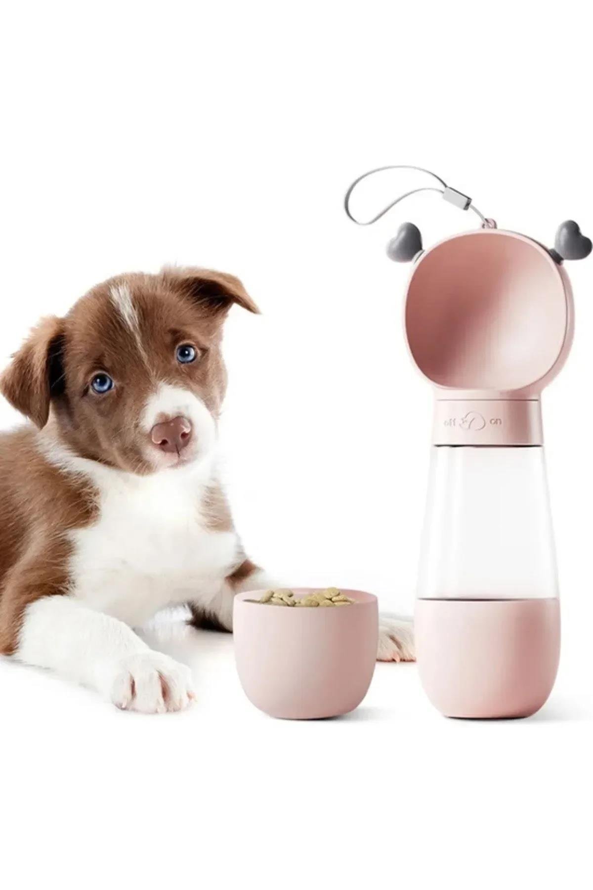 DolcePets Mama Kabı Ve Taşınabilir Suluk/Pembe