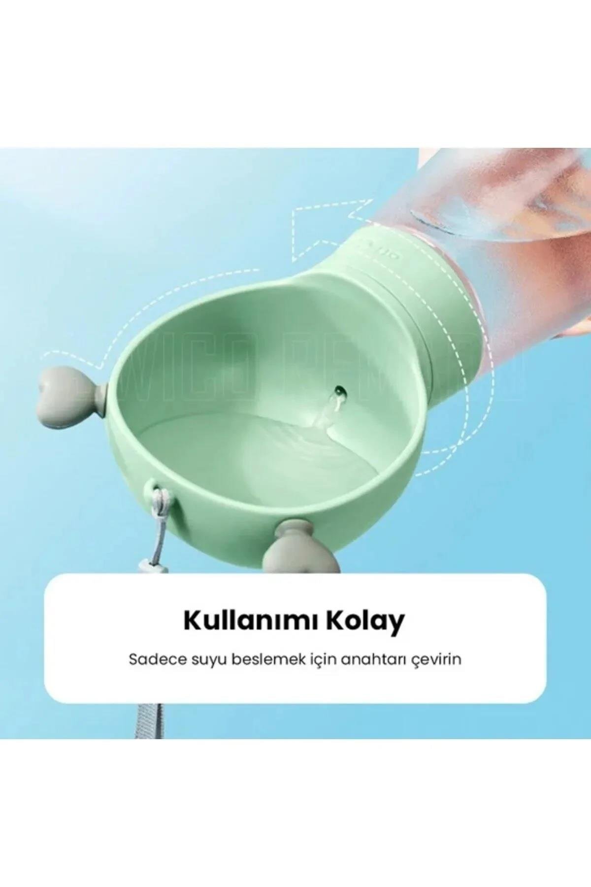 DolcePets Mama Kabı Ve Taşınabilir Suluk/Yeşil