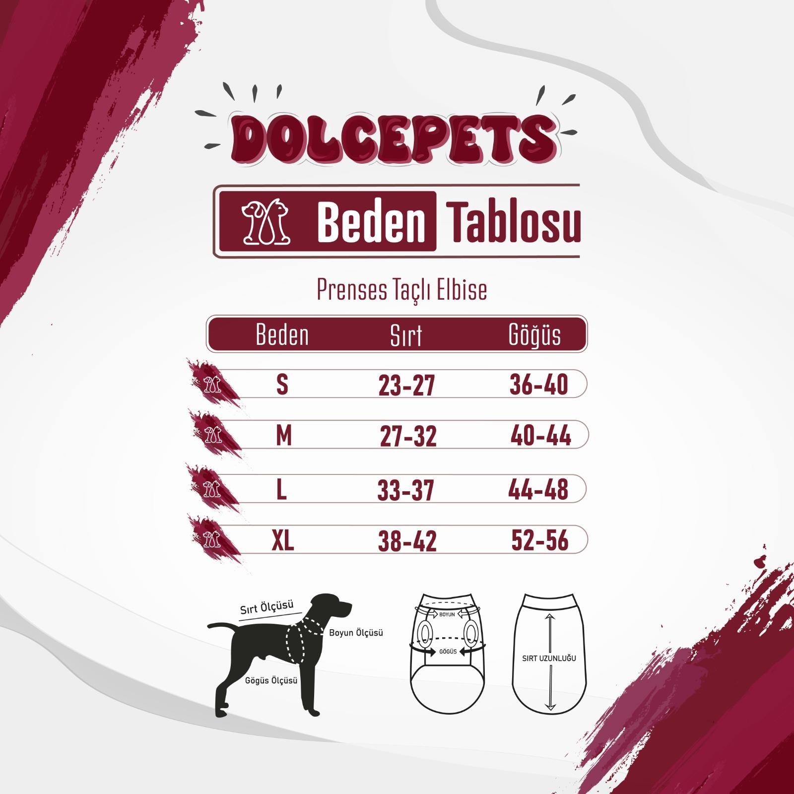 DolcePets Prenses Taçlı Elbise