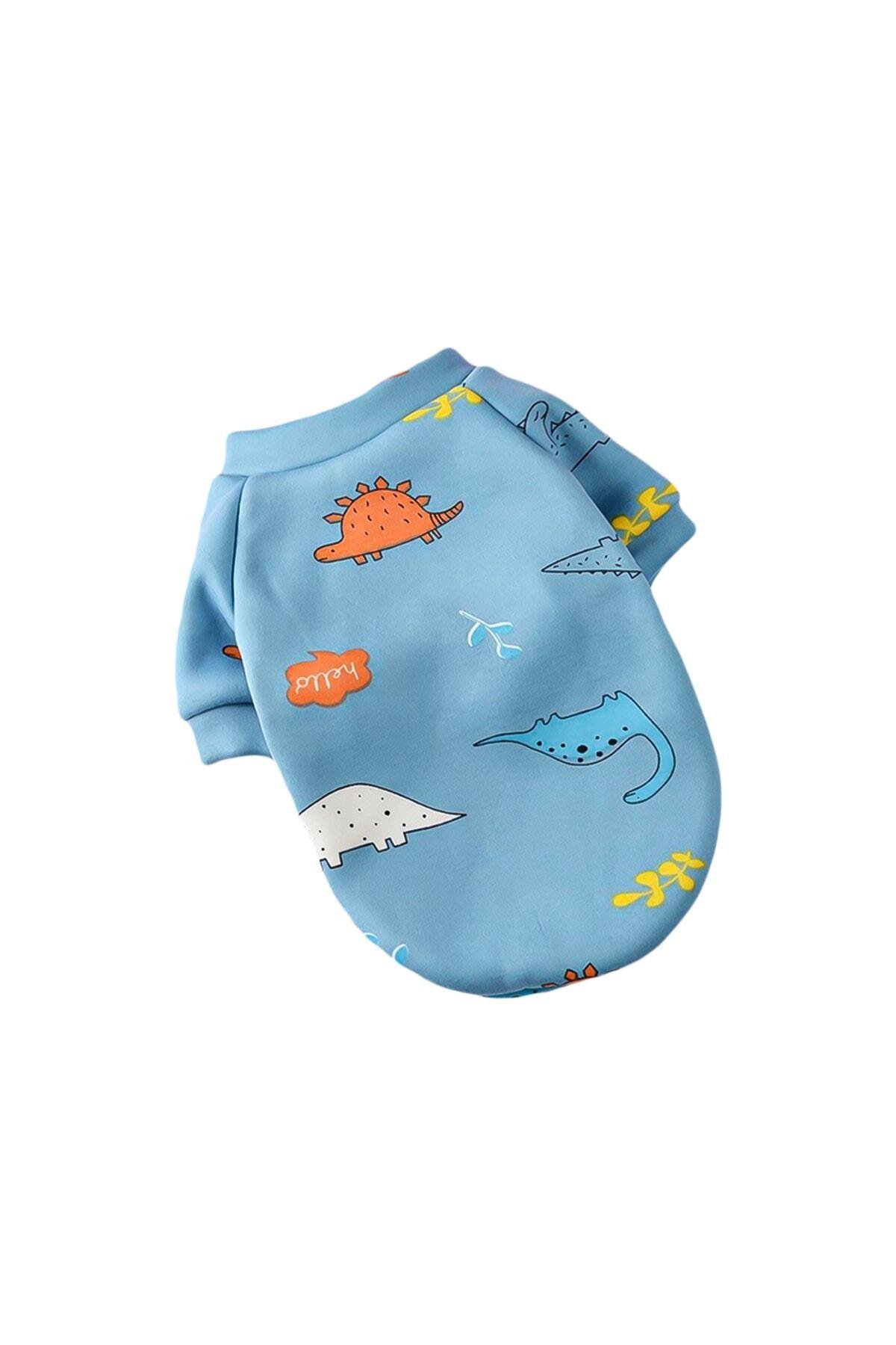 Kedi Köpek Kıyafeti/ Sky Blue T-shirt/mavi Tişört