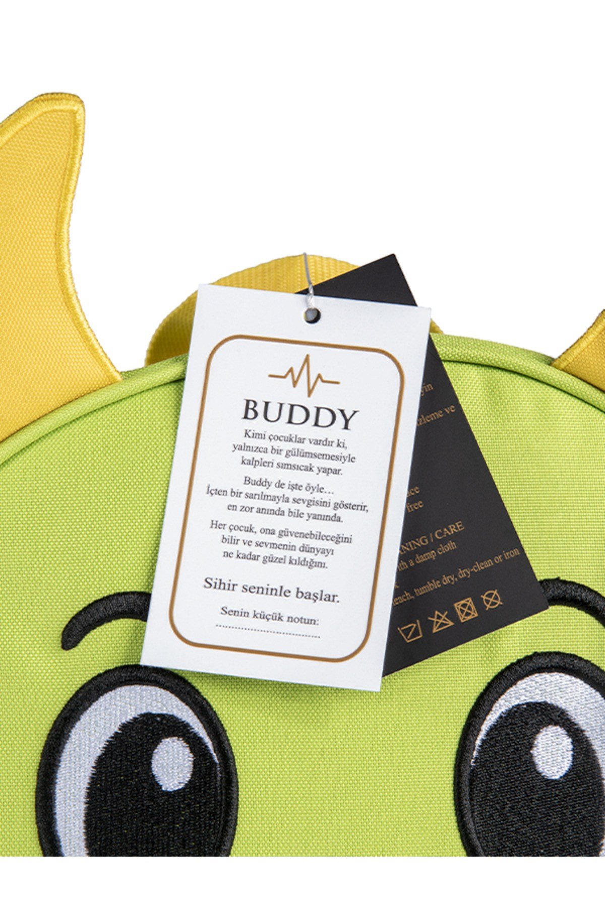 Buddy Gülen Karakterli Unisex Çocuk Okul Sırt Çantası | Anaokulu Kreş İlkokul