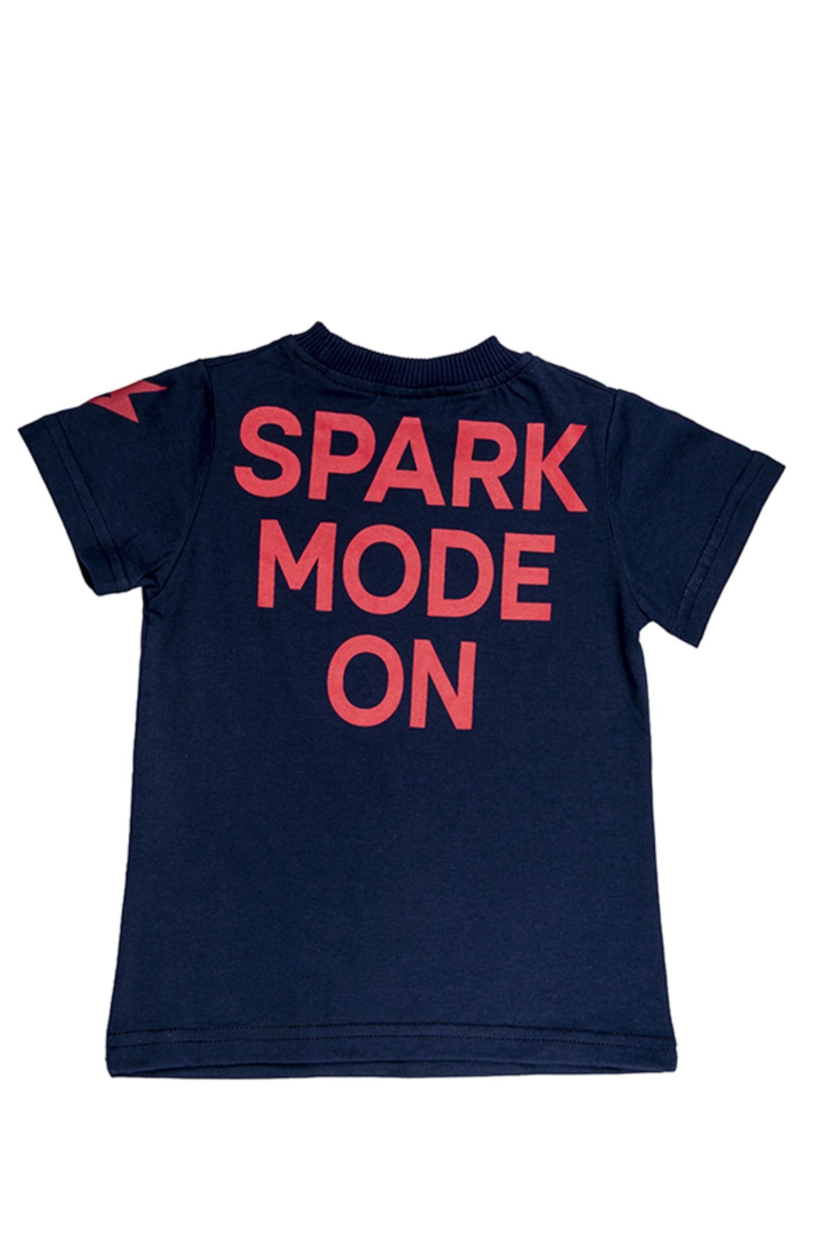 Spark Mode On Baskılı Enerjik %100 Pamuk Erkek Çocuk T-Shirt Tişört | 4-9 Yaş