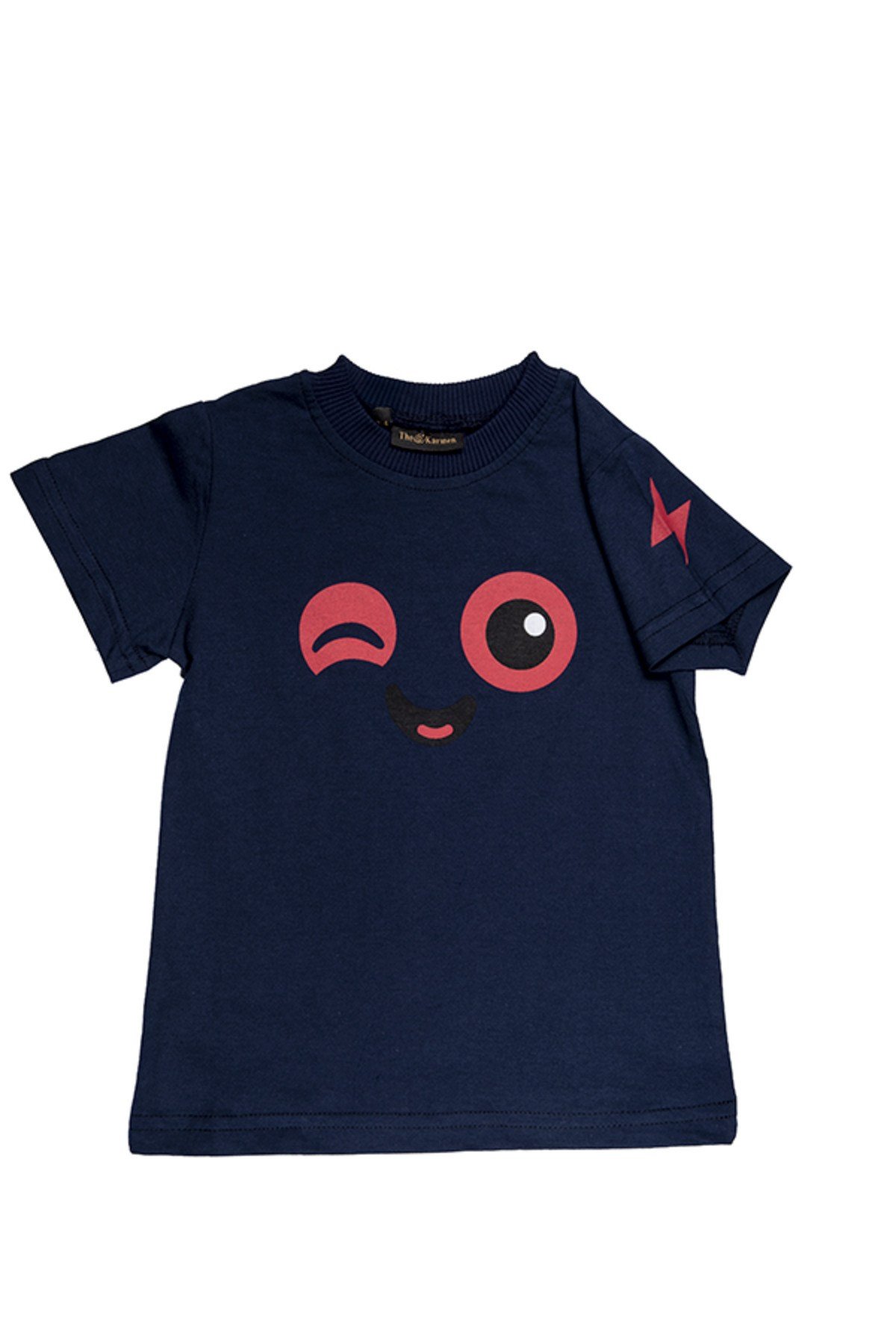 Spark Mode On Baskılı Enerjik %100 Pamuk Erkek Çocuk T-Shirt Tişört | 4-9 Yaş