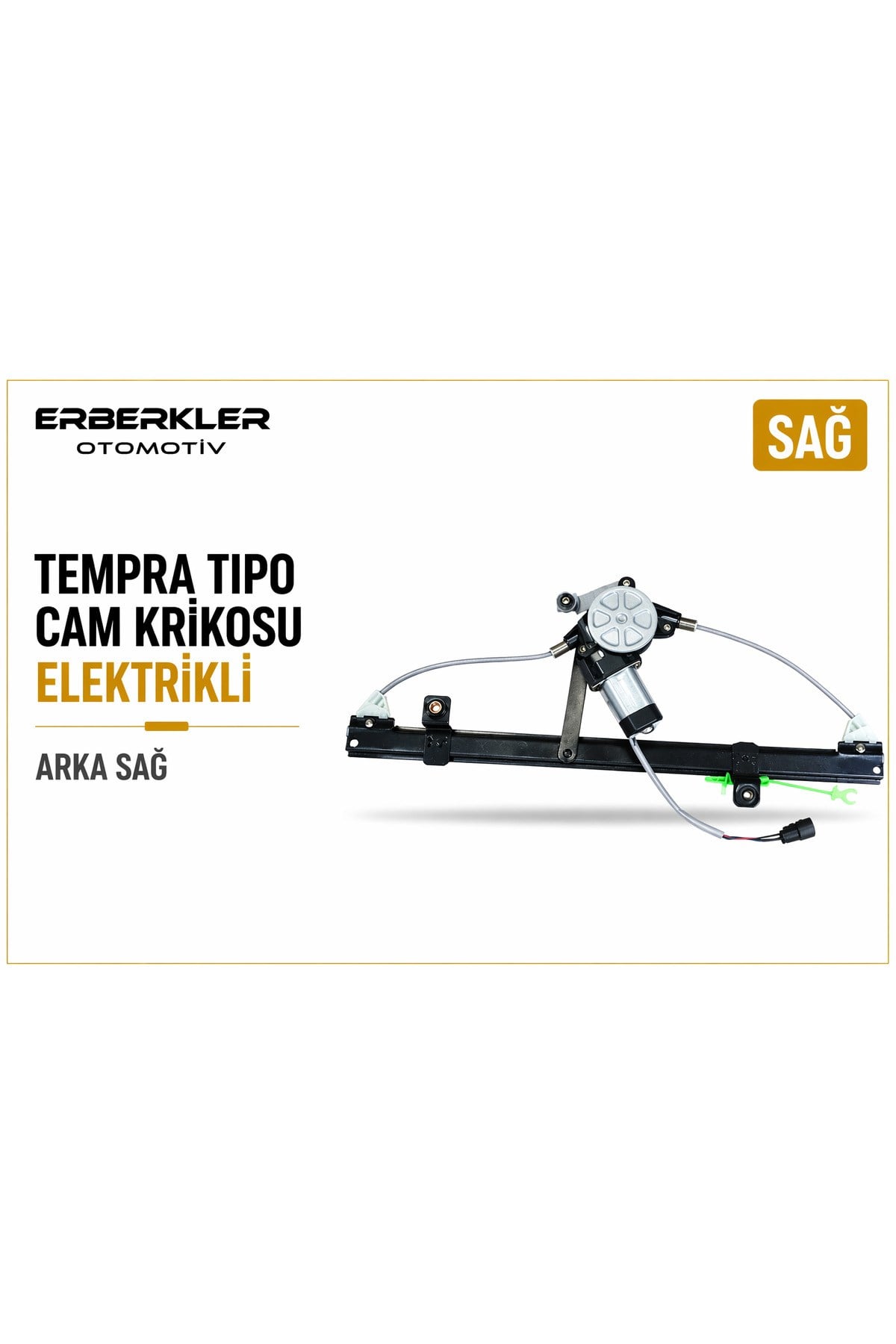 TEMPRA TİPO CAM KRİKOSU ARKA SAĞ