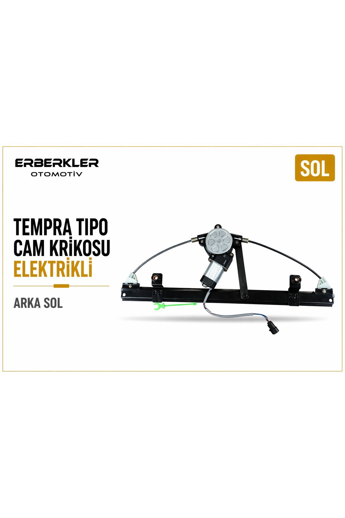 TEMPRA TİPO CAM KRİKOSU ARKA SOL