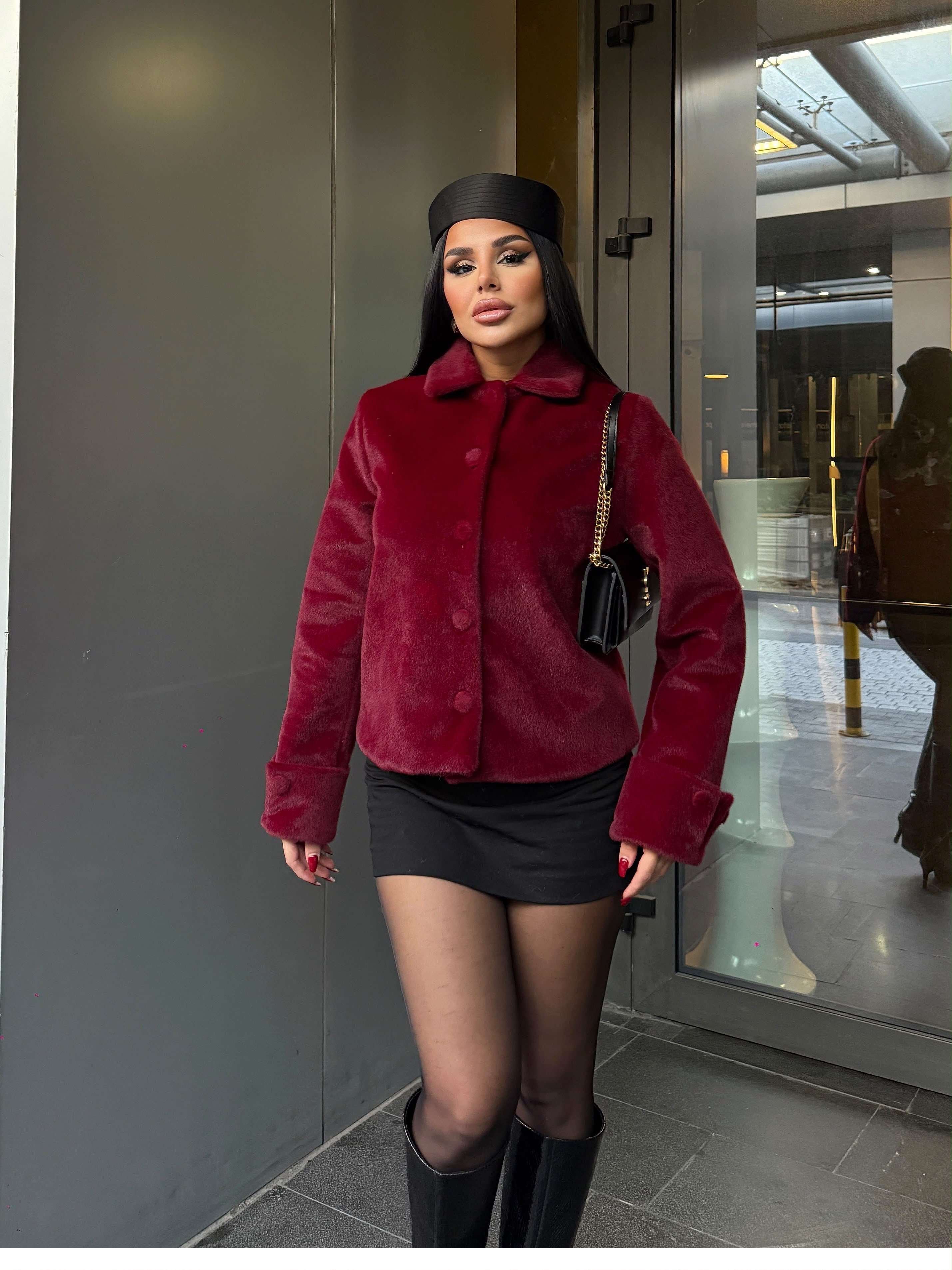 Hattis Ceket Bordo