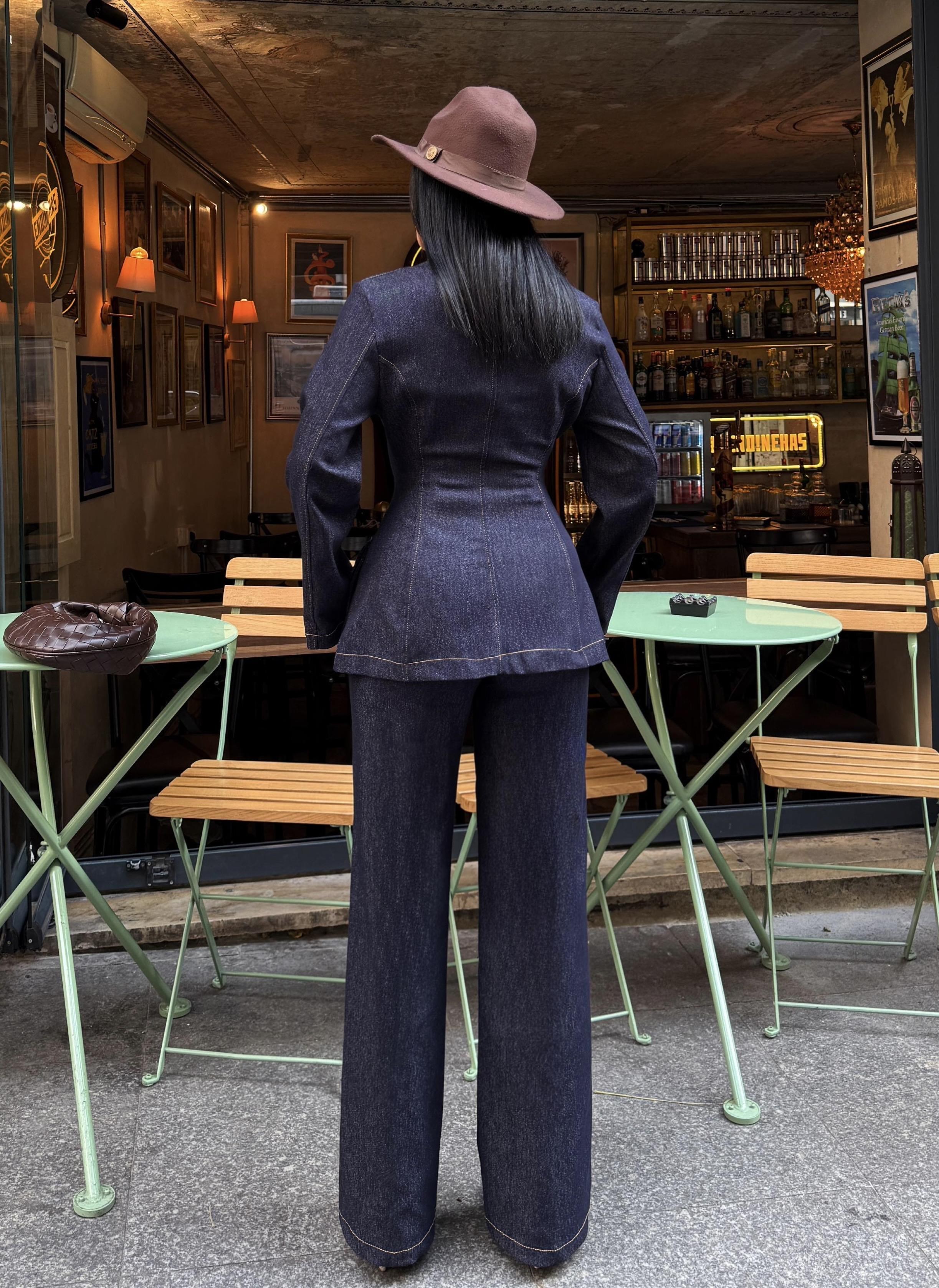 Helins  Denim Takım Lacivert