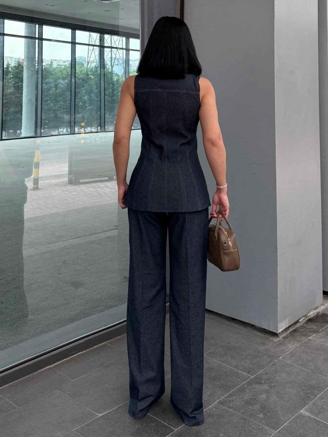 Lera Denim Takım Lacivert