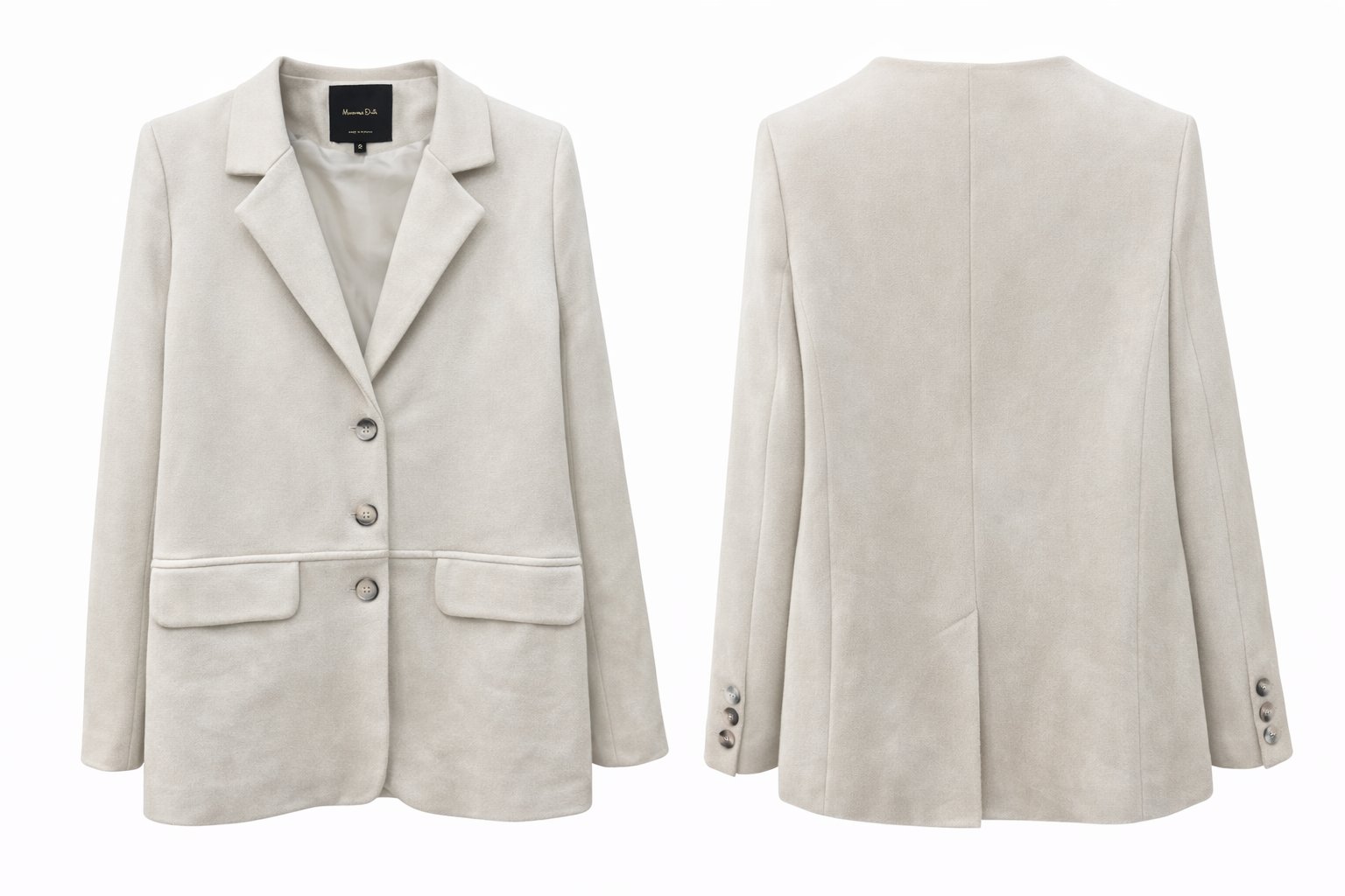 Masino Süet Blazer Ceket Bej