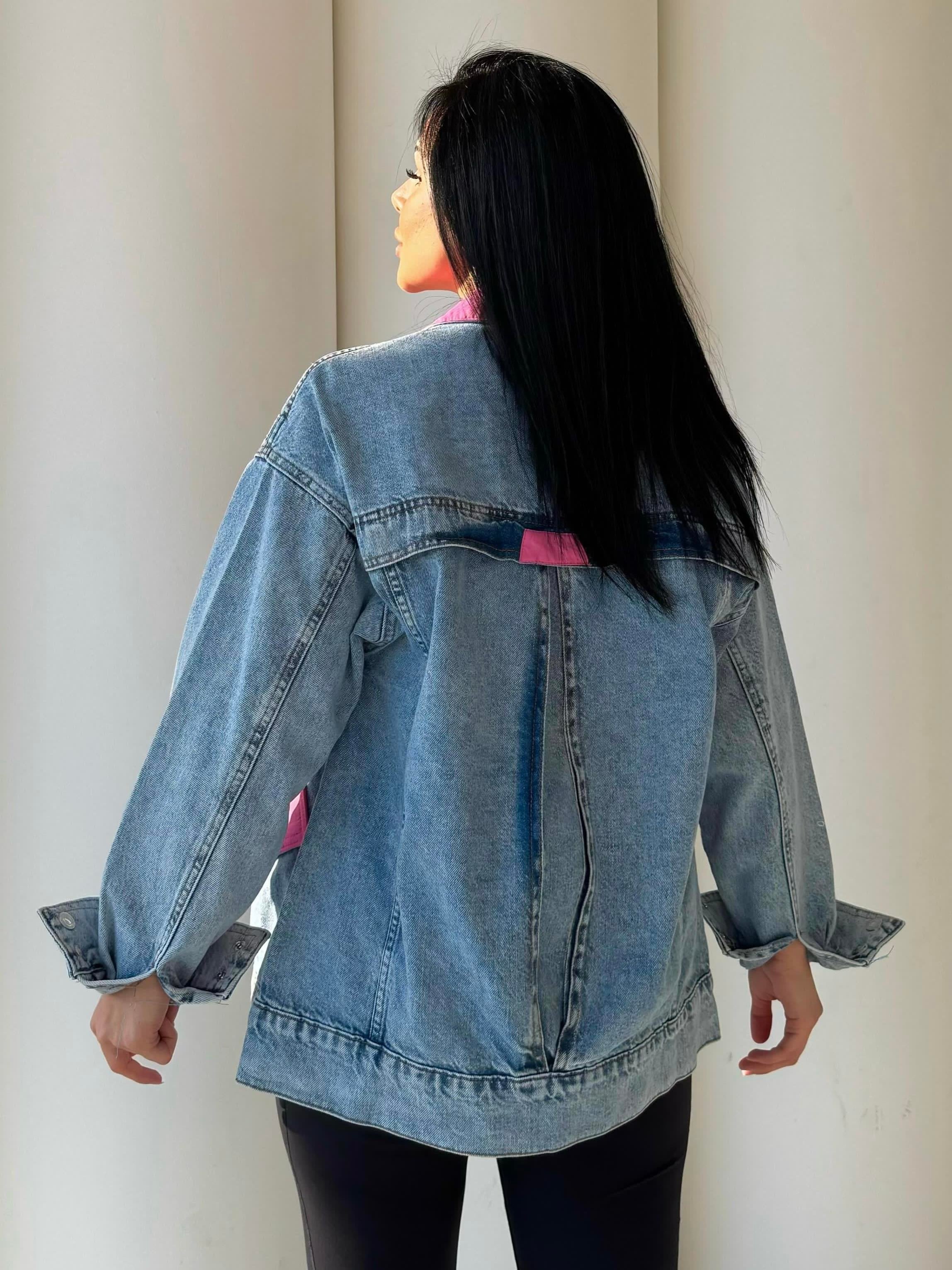 Roxy Paraşüt Detaylı Denim Ceket