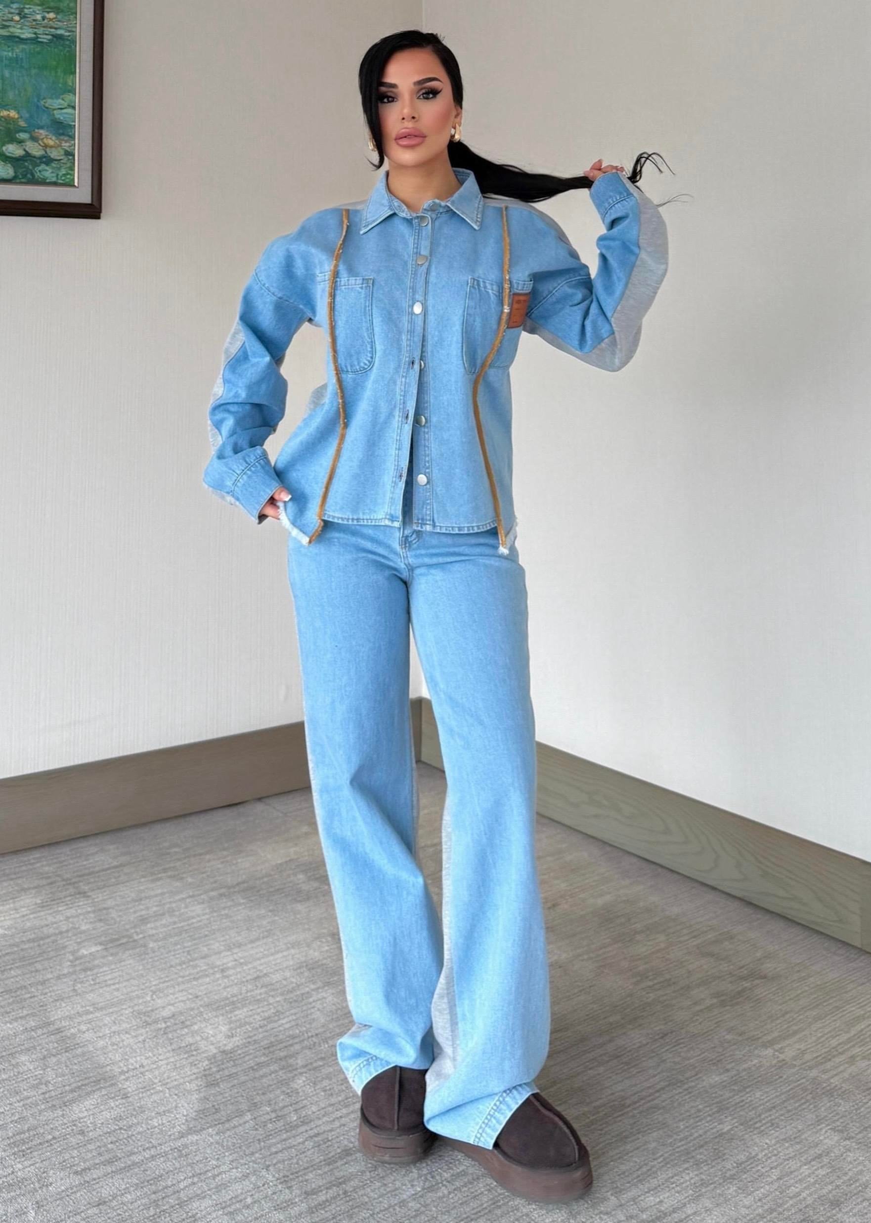 Scato Denim Takım Mavi