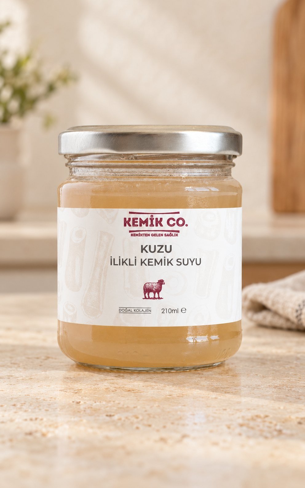 Kuzu İlikli Kemik Suyu 210 ml
