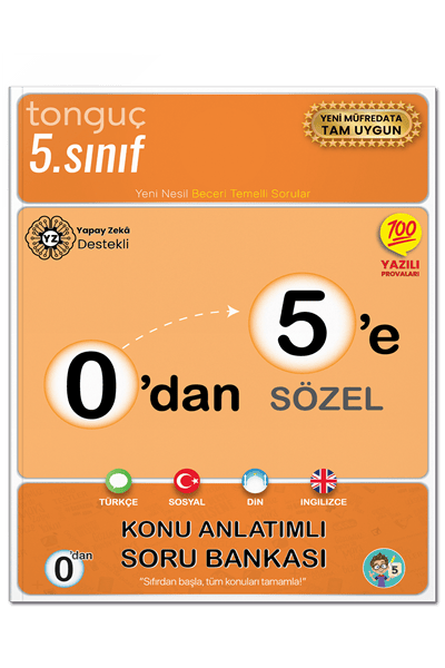 0'dan 5'e Sözel Konu Anlatımlı Soru Bankası