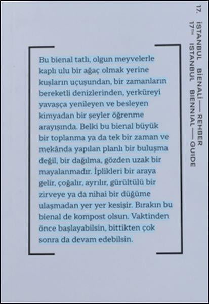 17. İstanbul Bienali -Rehber