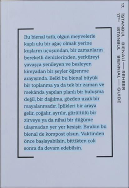 17. İstanbul Bienali -Rehber