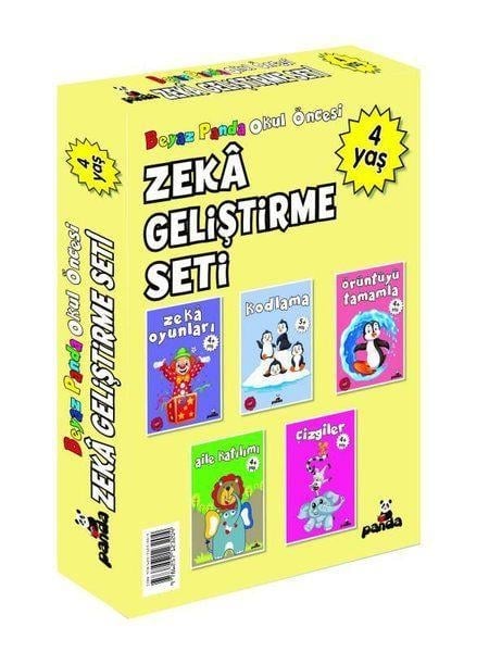 4 Yaş Zeka Geliştirme Seti - 5 Kitap Takım