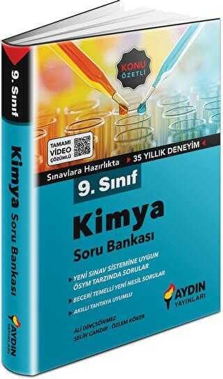 9. Sınıf Kimya Tamamı Video Çözümlü Soru Bankası Aydın Yayınları