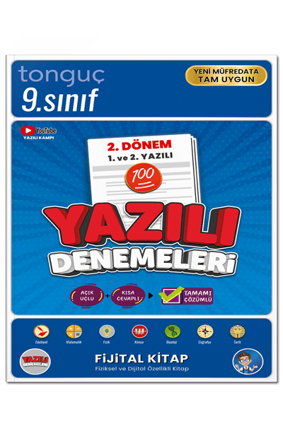 9. Sınıf Yazılı Denemeleri 2. Dönem 1 ve 2. Yazılı