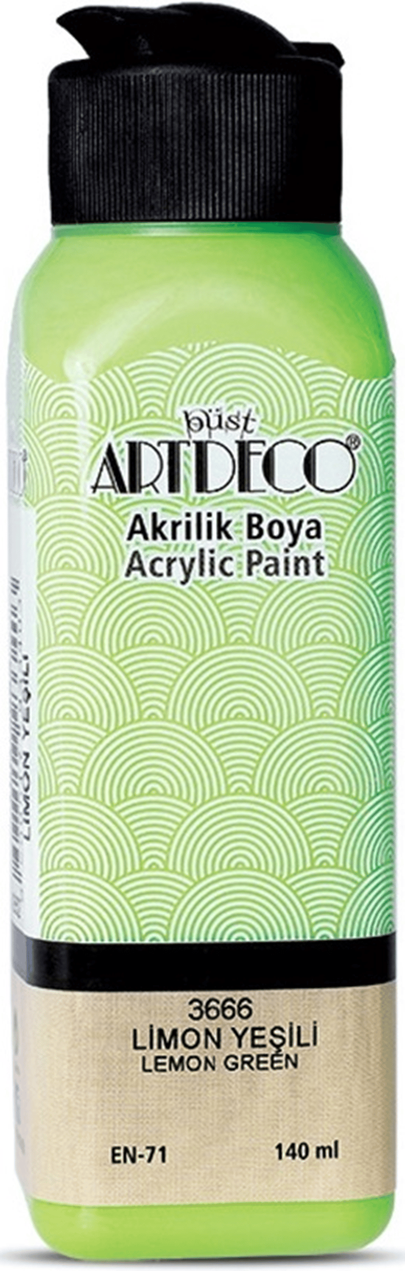 ARTDECO AKRİLİK BOYA 140 ML LİMON YEŞİL Y-070R-3666