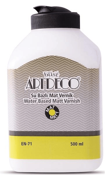 ARTDECO VERNİK SU BAZLI MAT 500 ML Y-073L-02