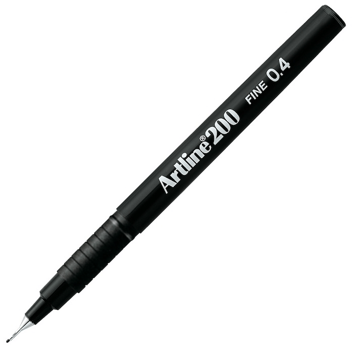 ARTLINE FINELINER KALEM FINE 200N 0.4 SİYAH A-EK-200N BLACK
