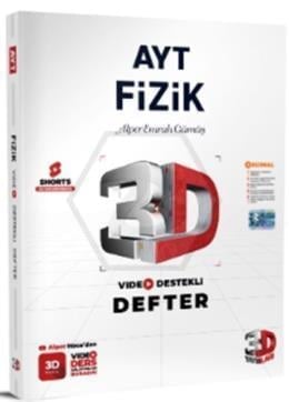 AYT Fizik Video Destekli Defter 3D Yayınları