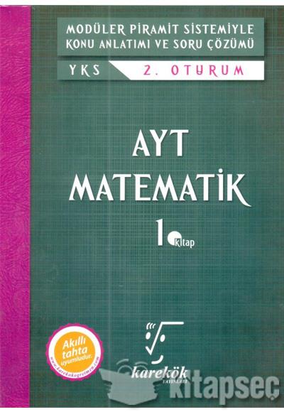 AYT Matematik 1. Kitap Karekök Yayınları