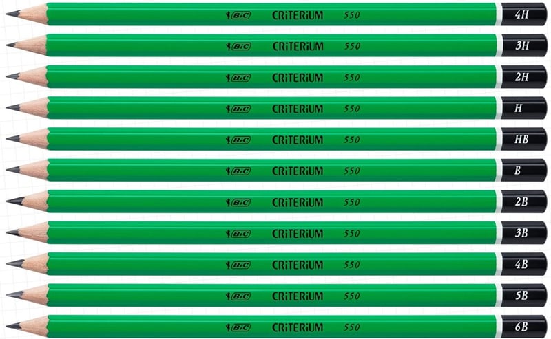 BIC KURŞUN KALEM DERECELİ CRITERIUM 550 HB 12 Lİ 857595