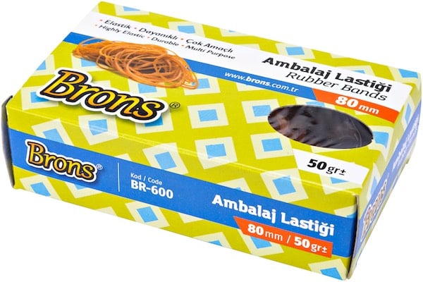 BRONS AMBALAJ LASTİĞİ   50 GR BR-600