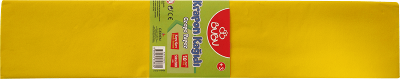 BU-BU KRAPON KAĞIDI 10'LU KOYU SARI (RLN007) BUBU-KR0015