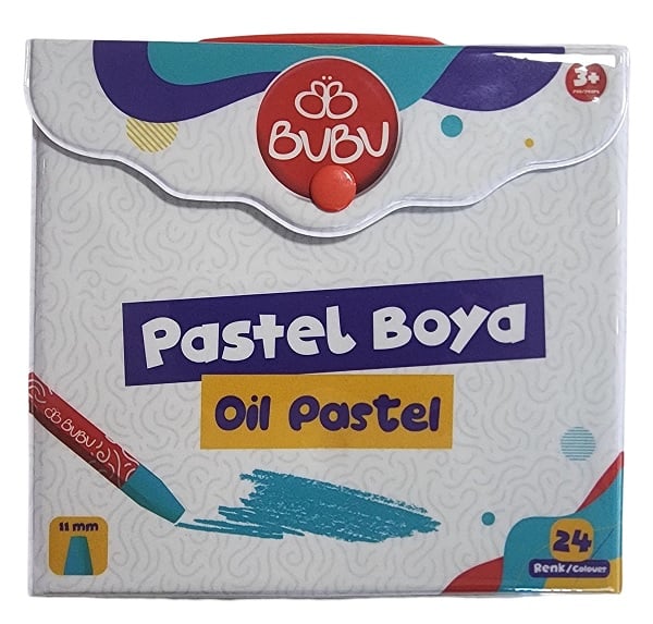 BU-BU PASTEL BOYA 24 RENK ÇANTALI PVC BUBU-PAS003