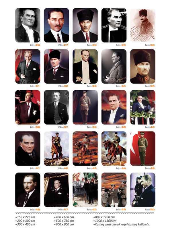BUKET ATATÜRK POSTERİ 200X300 BKT-144