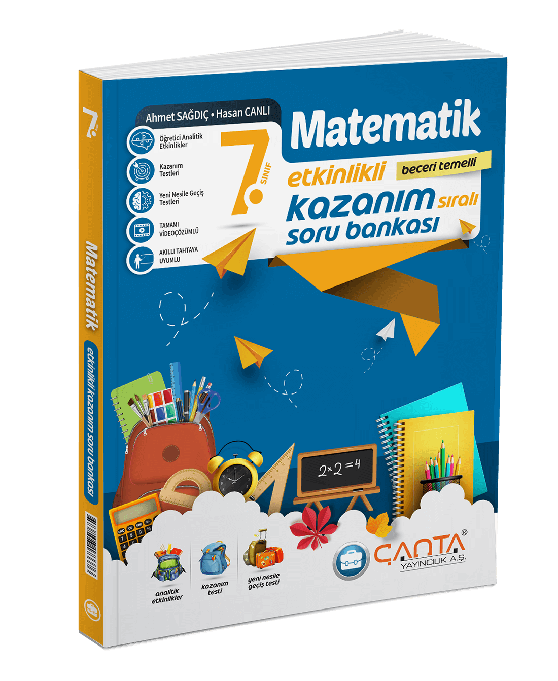 Çanta Yayınları 7. Sınıf Matematik Etkinlikli Kazanım Soru Bankası